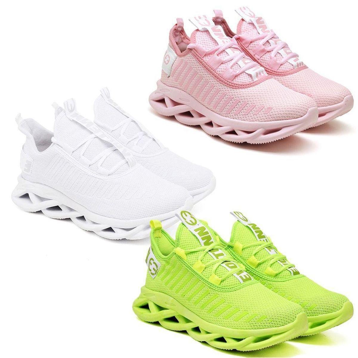 Kit 3 Tênis Feminino de Academia Corrida Leve Confortável Menor preço em Kit 3 Tênis Feminino de Academia Corrida Leve Confortável