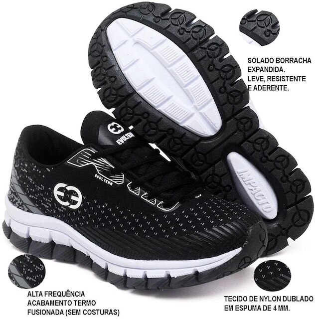 Kit 3 Tênis Infantil Masculino Evoltenn Impacto