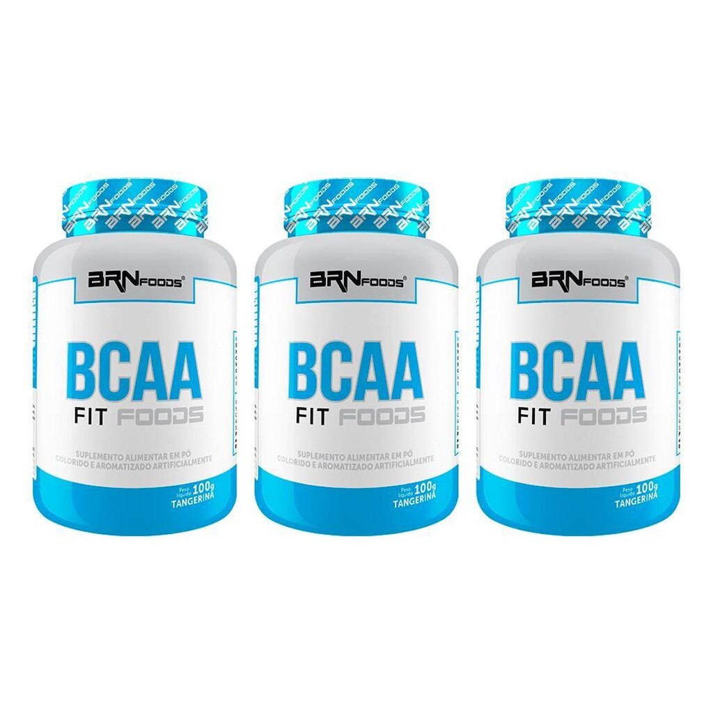Kit 3x BCAA 100g - BRN Foods