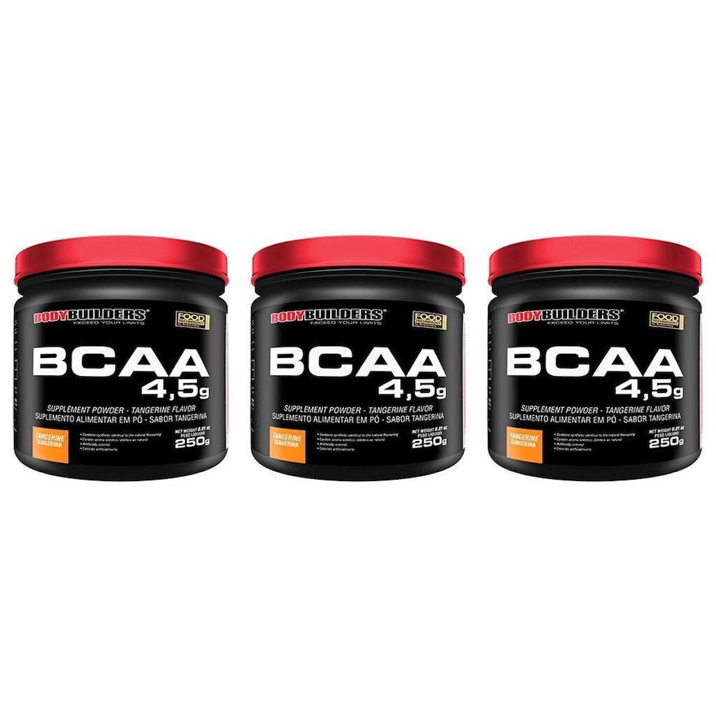 Kit 3x BCAA 250g – Bodybuilders