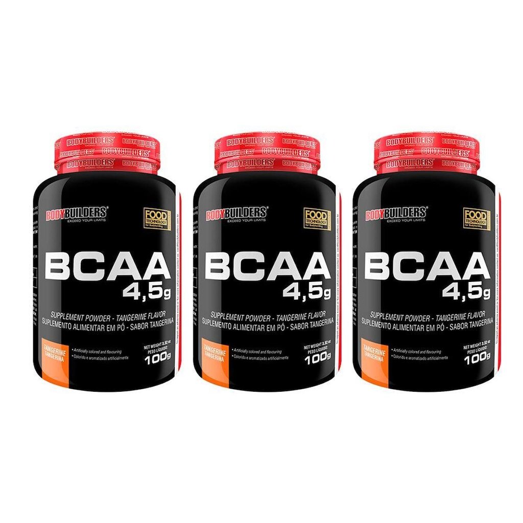 Kit 3x BCAA 4.5 100g - Bodybuilders
