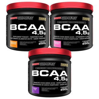 KIT 3x BCAA 4.5g Powder 250g - Bodybuilders