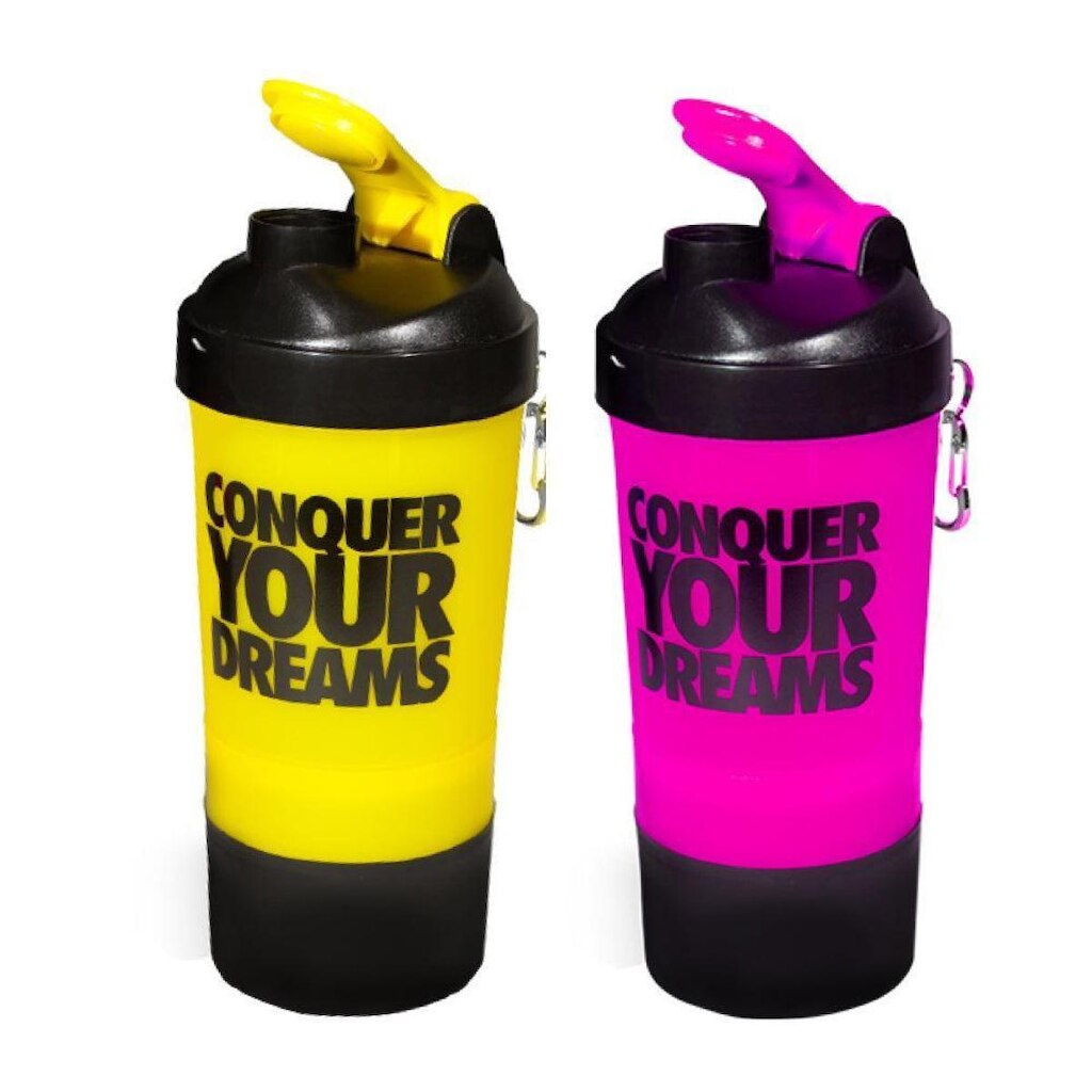 Kit 3x Coqueteleira Conquer Your Dreams - 500ml