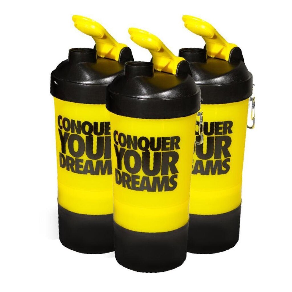 Kit 3x Coqueteleira Conquer Your Dreams - 500ml