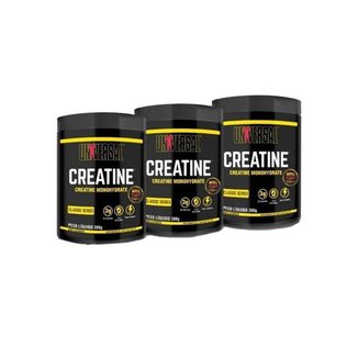 Kit 3x Creatina - 200g - Sem Sabor - Universal Nutrition