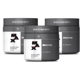 Kit 3x Creatina 300g Max Titanium