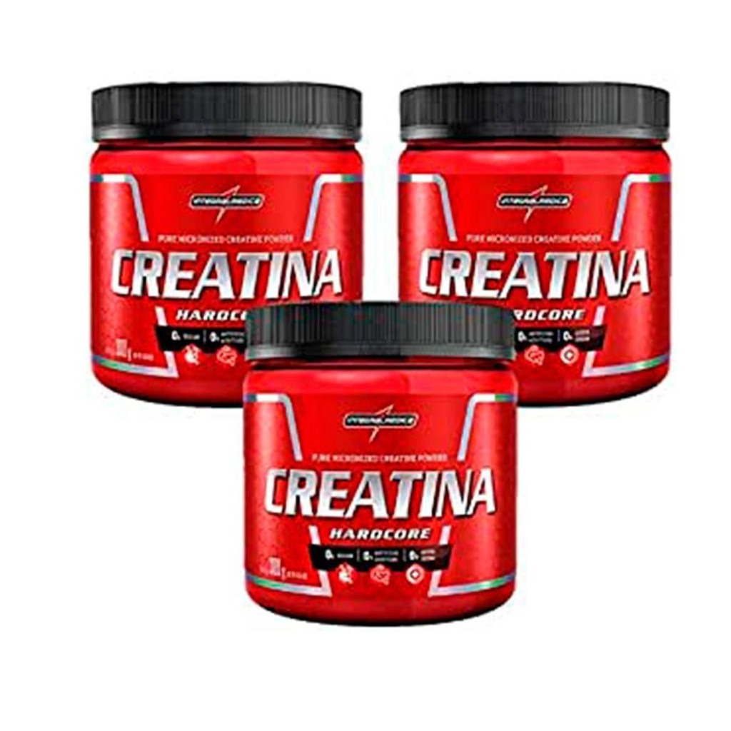 Kit 3x Creatina monohidratada 300g Integralmedica