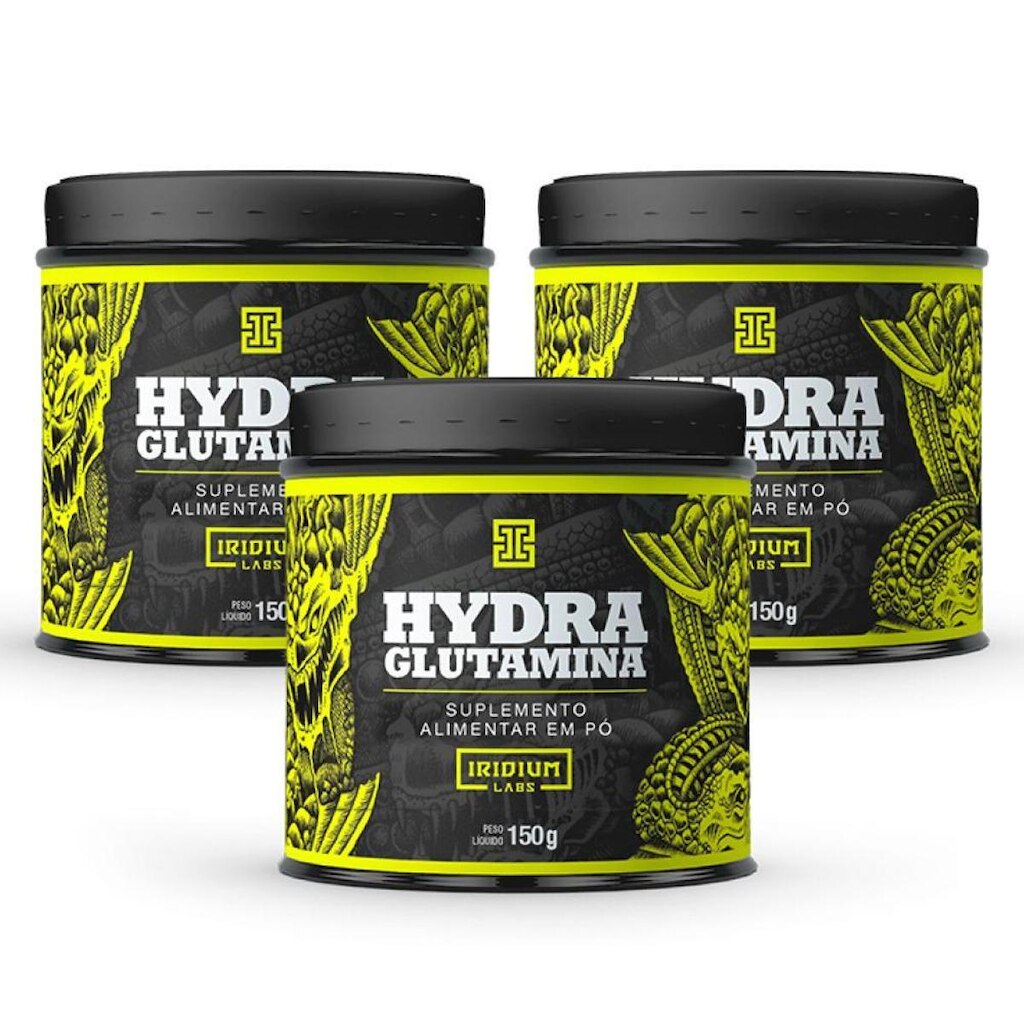 Kit 3x Hydra Glutamina 150g
