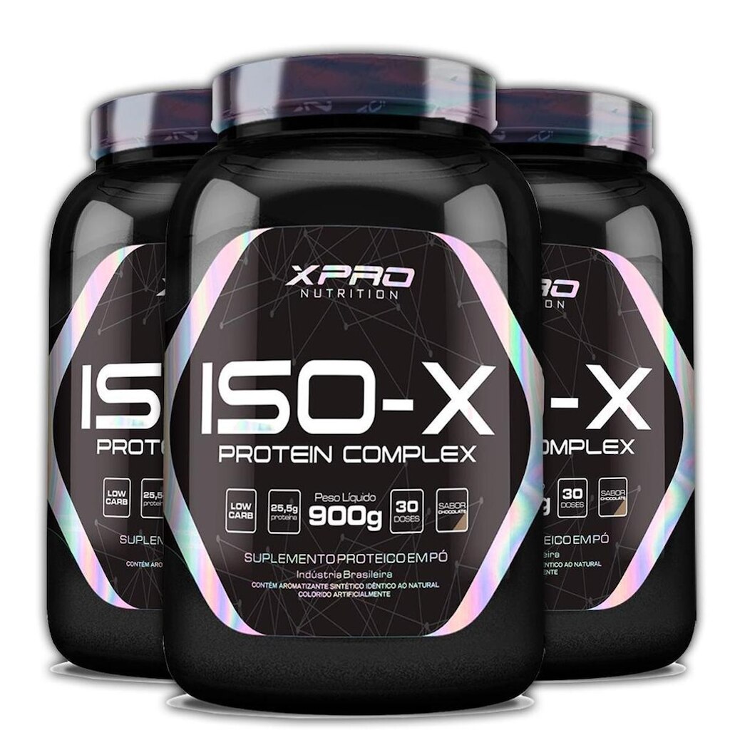 Kit 3x Iso - X Protein 900g - Xpro Nutrition