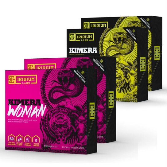 Kit 3x Kimera + 3x Kimera Woman Menor preço em Kit 3x Kimera + 3x Kimera Woman