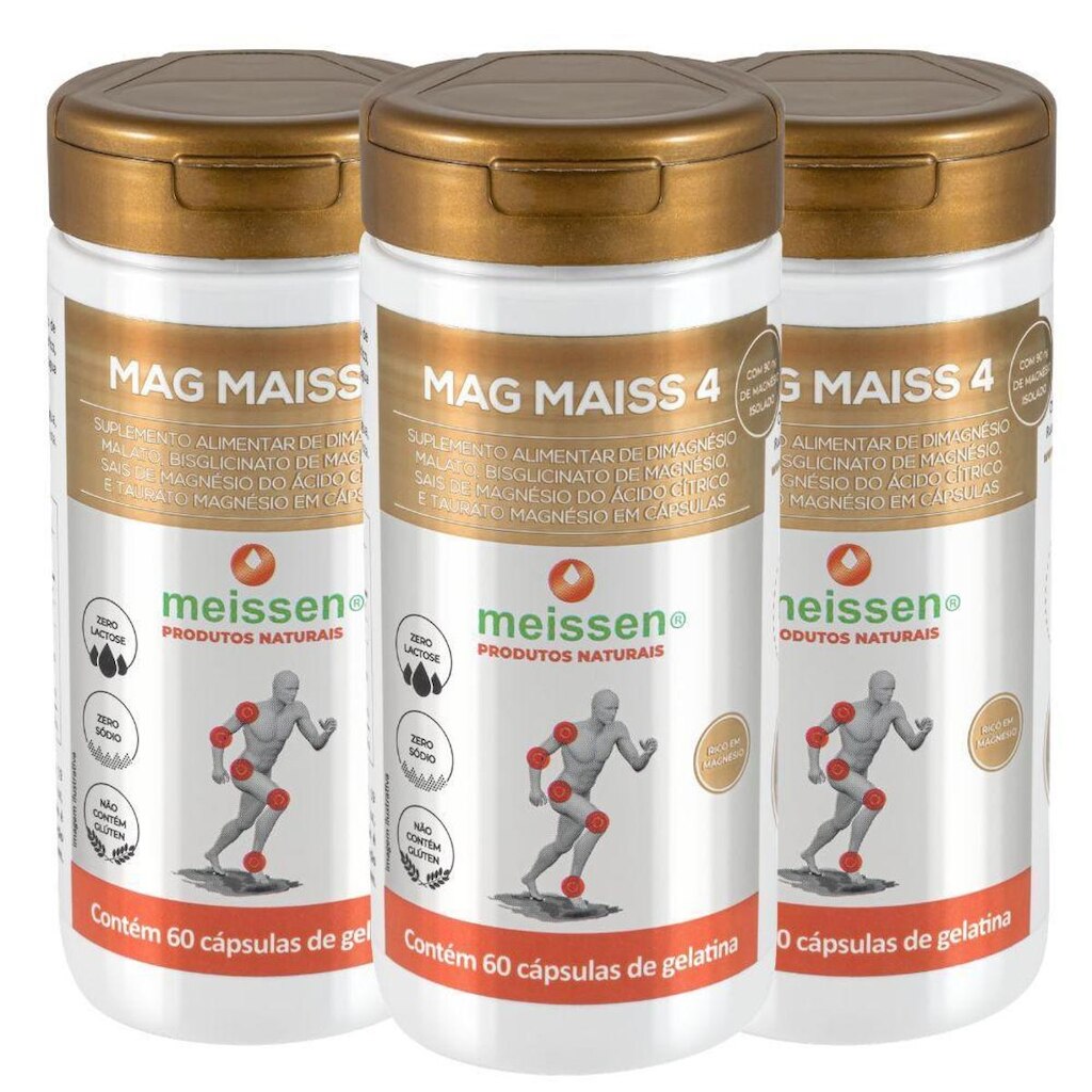 Kit 3x Mag Maiss 4 60 Capsulas - Meissen