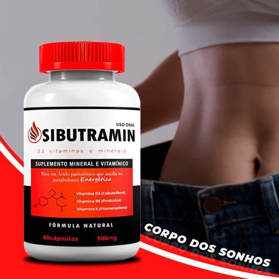 Kit 3x - Sibutramin Suplemento Alimentar - 60 Caps - Vermelho Menor preço em Kit 3x - Sibutramin Suplemento Alimentar - 60 Caps - Vermelho