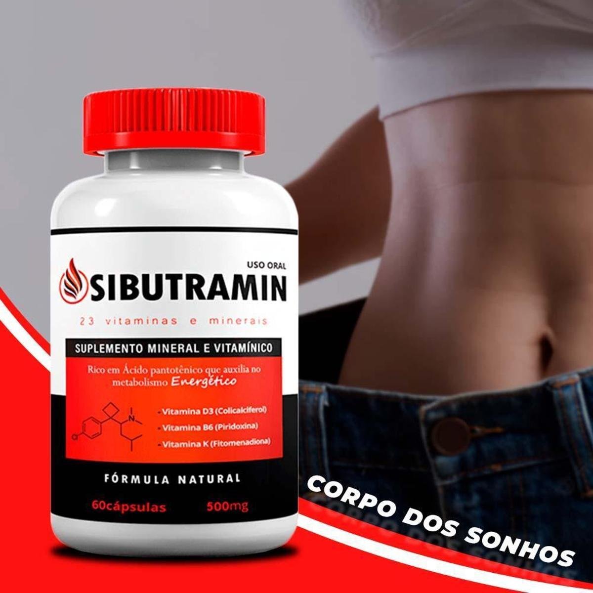 Kit 3x - Sibutramin Suplemento Alimentar - 60 Caps Menor preço em Kit 3x - Sibutramin Suplemento Alimentar - 60 Caps