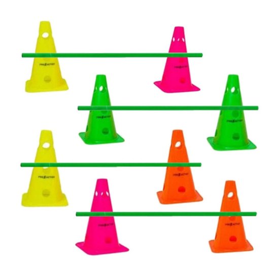 Kit 4 Barras Para Cones Agilidade Verde - Proaction G210 - Preto Menor preço em Kit 4 Barras Para Cones Agilidade Verde - Proaction G210 - Preto