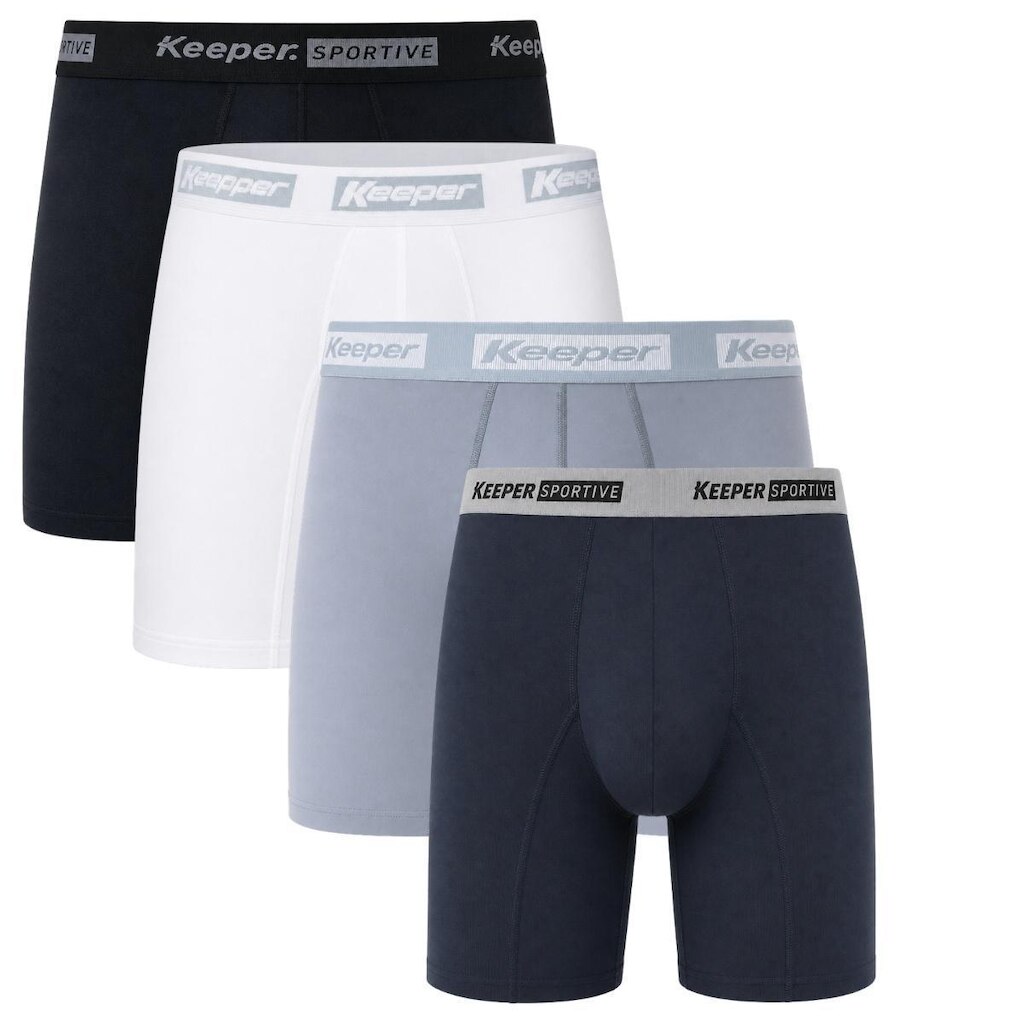 Kit 4 Boxer Long Leg Térmica Previne Assaduras Keeper