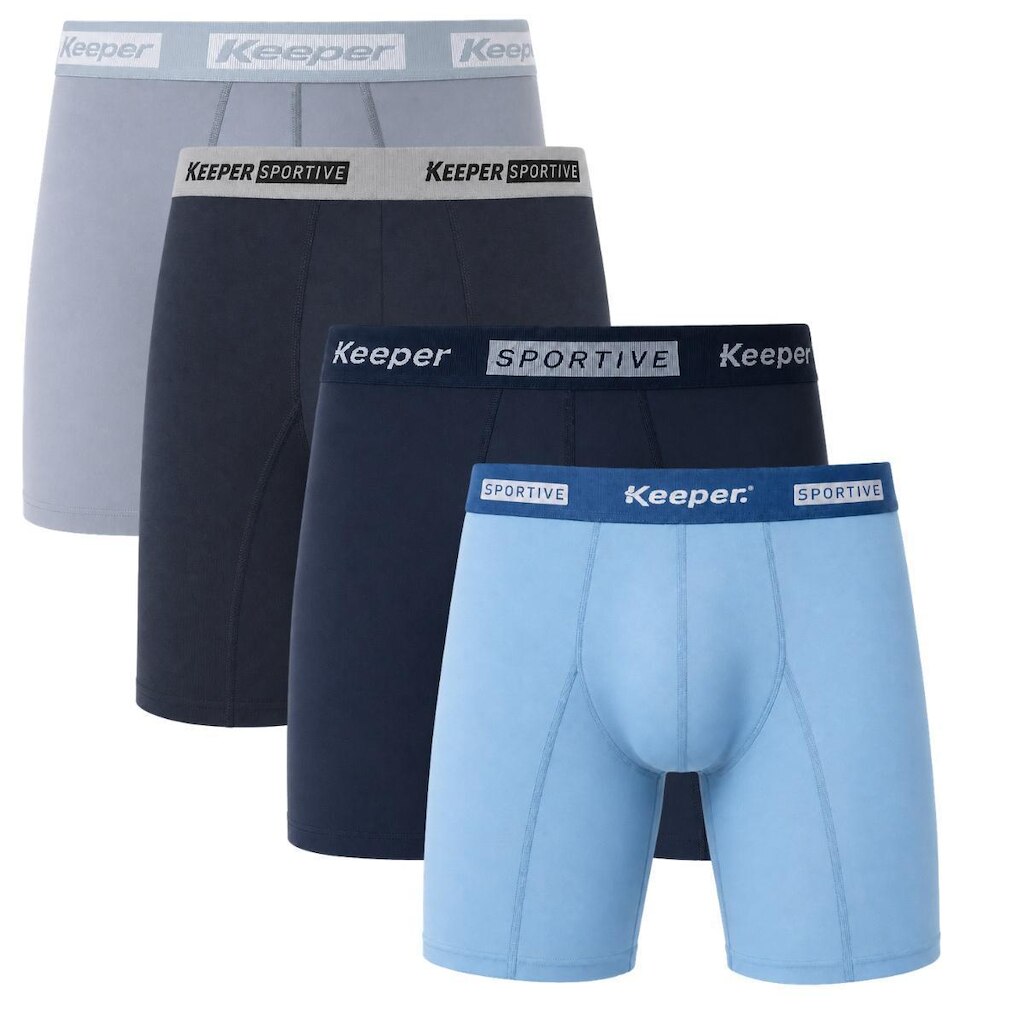 Kit 4 Boxer Long Leg Térmica Previne Assaduras Keeper