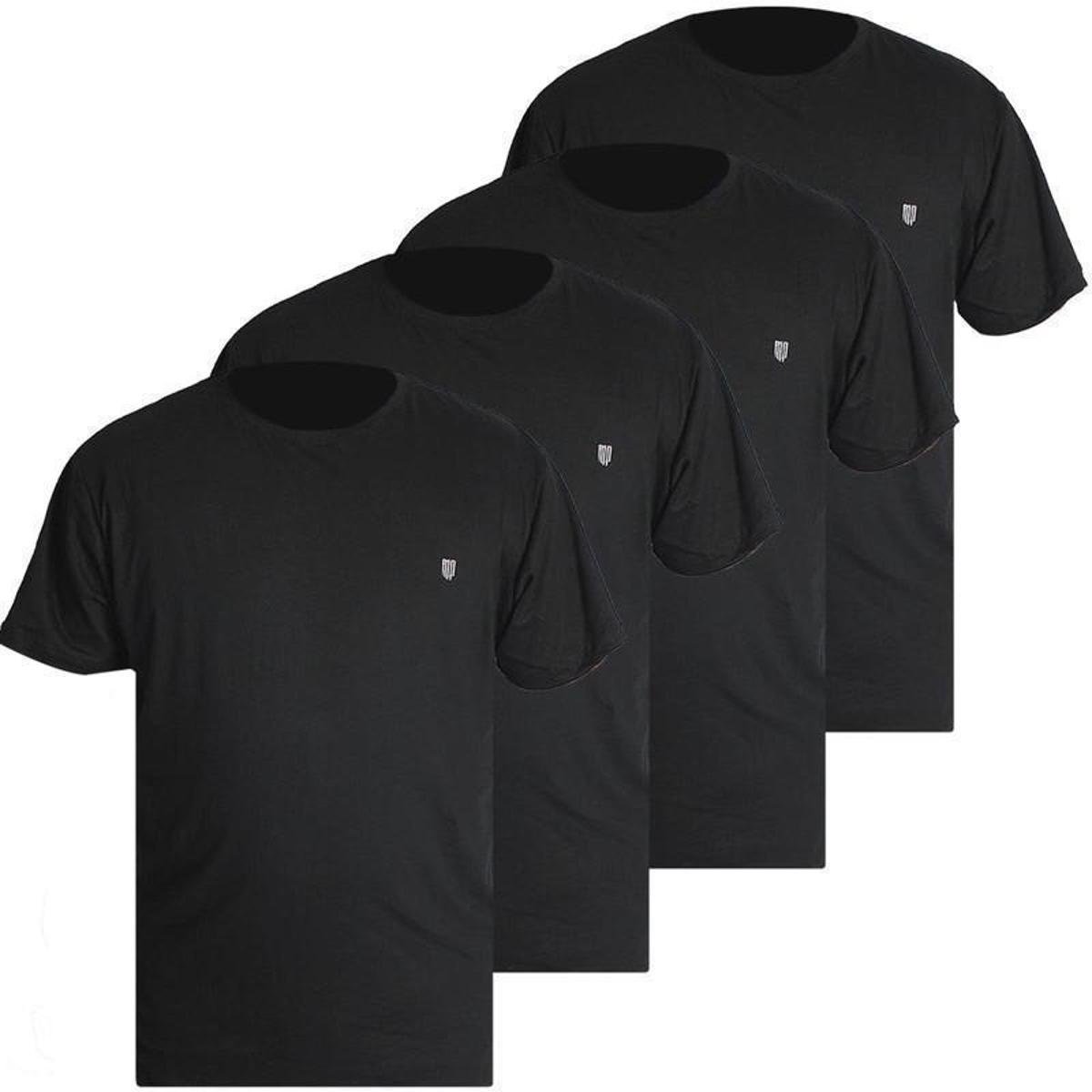 Kit 4 Camiseta Plus Size Over G1,G2,G3,G4 100% Algodão Premium
