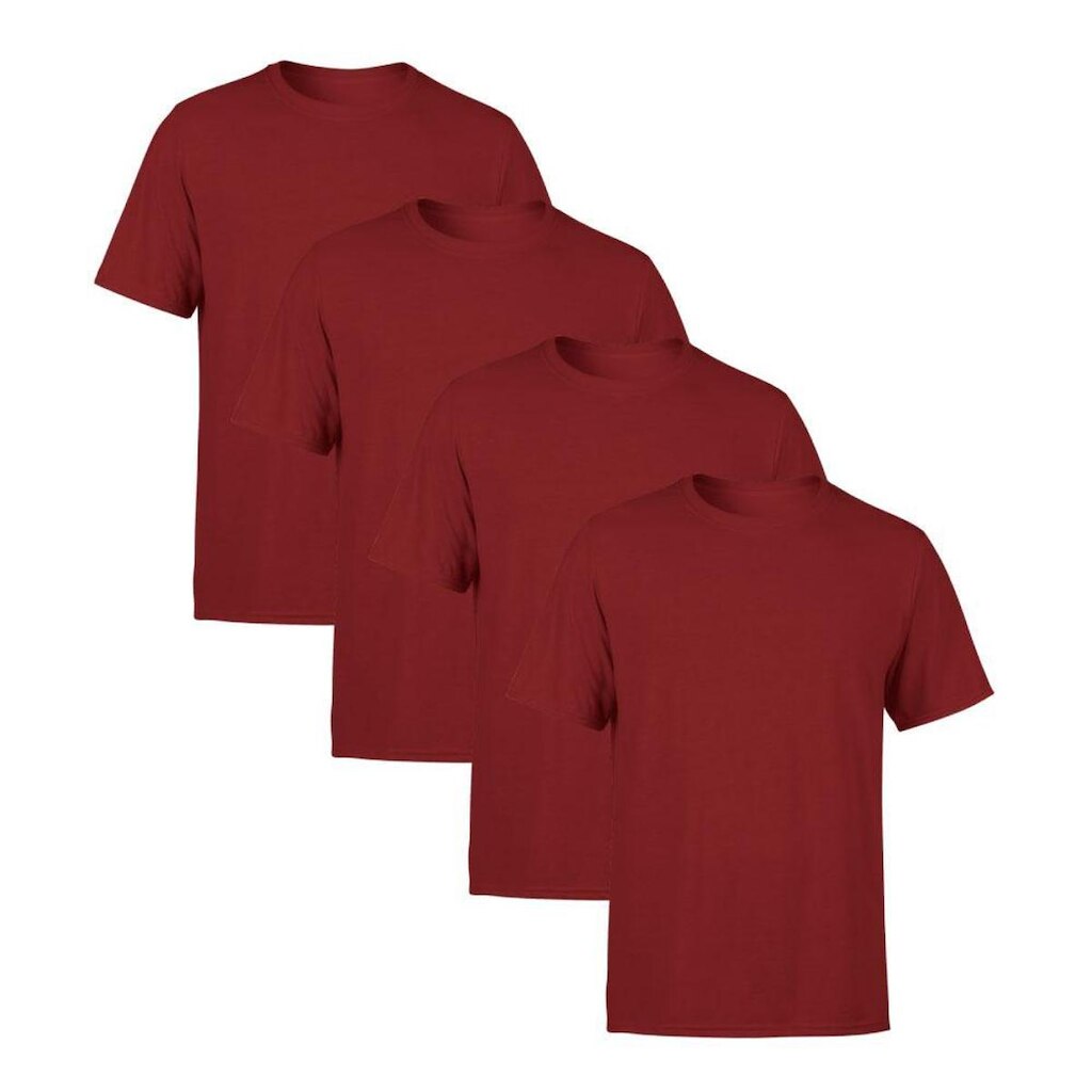 Kit 4 Camisetas AMGK Masculina Lisa Premium 100% Algodão