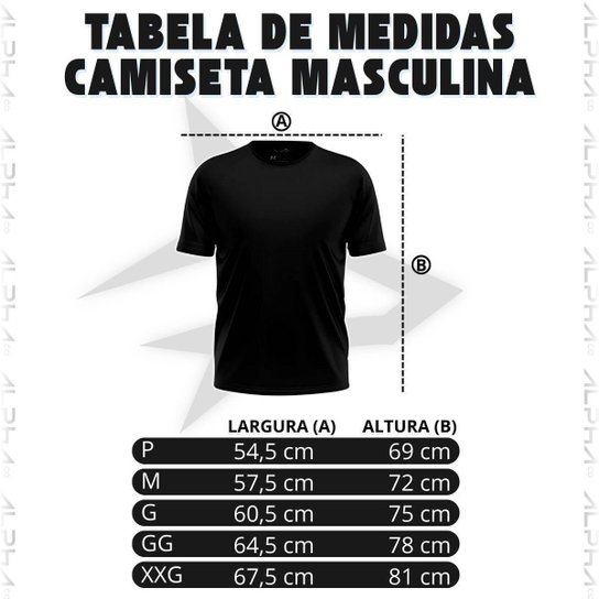 Kit 4 Camisetas Fluid Move Dry Alpha Co Masculina