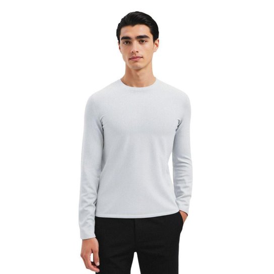 Kit 4 Camisetas Manga Longa Masculino Dry Lisa Treino