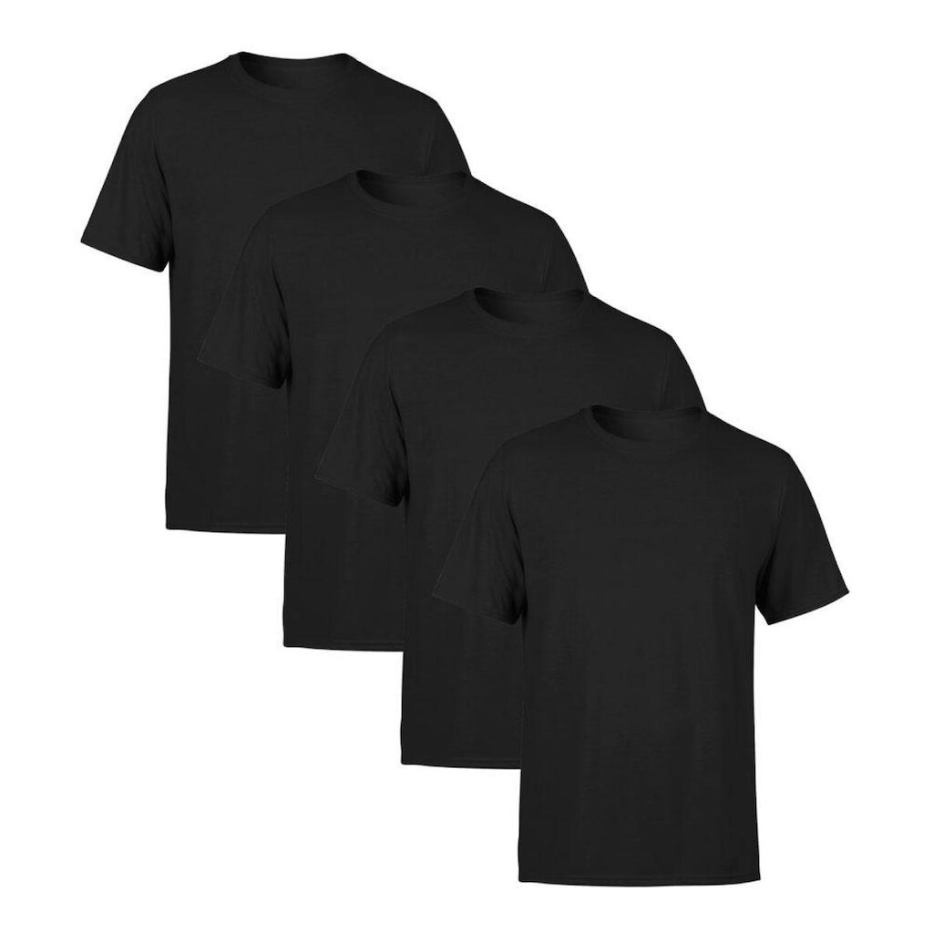 Kit 4 Camisetas Masculina Lisa Premium 100% Algodão