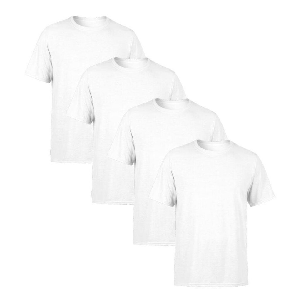 Kit 4 Camisetas Masculina Lisa Premium 100% Algodão