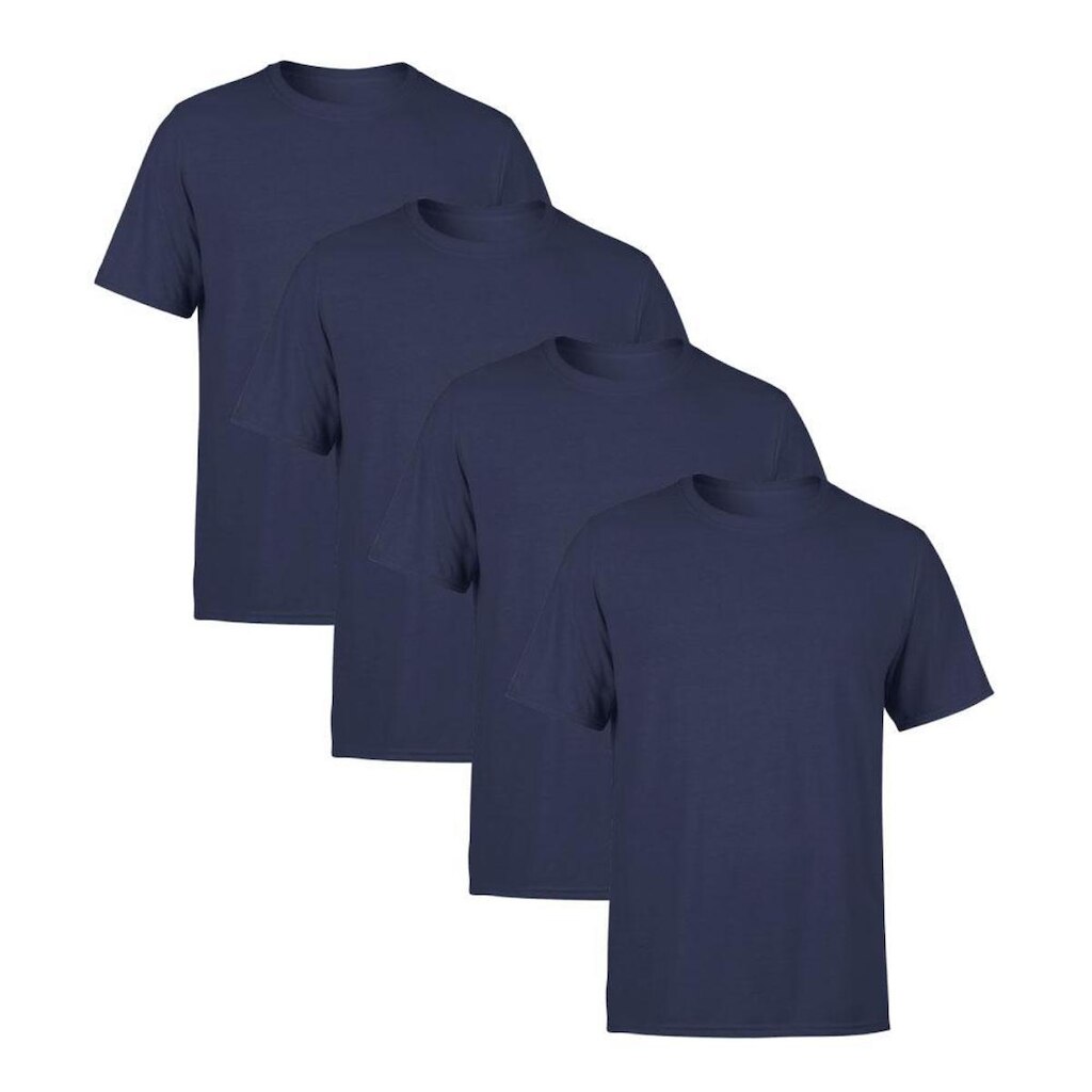Kit 4 Camisetas Masculina Lisa Premium 100% Algodão