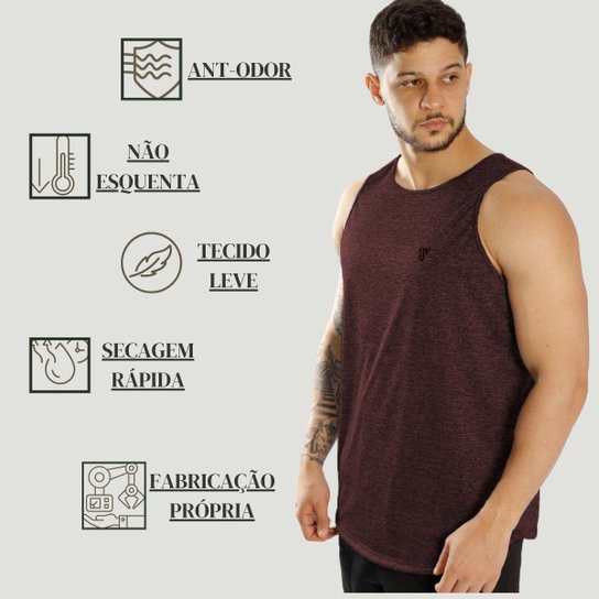 Kit 4 Camisetas  Masculinas Regata Dry Passeio e Treino