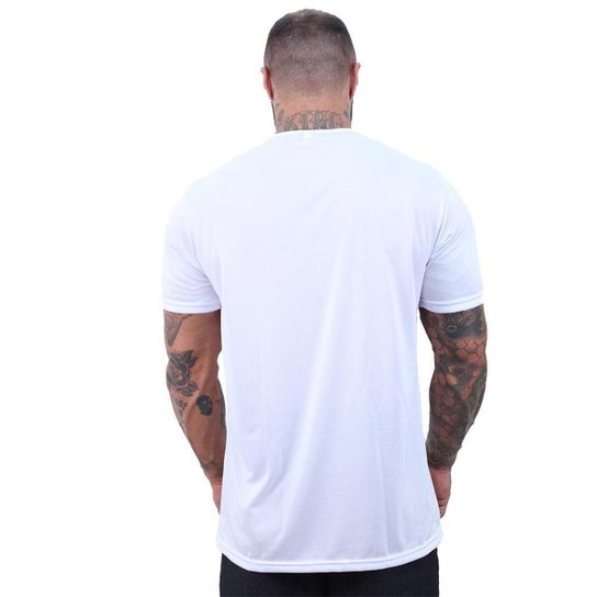 Kit 4 Camisetas Tradicional MXD Conceito Dry 100% Poliéster Rajado