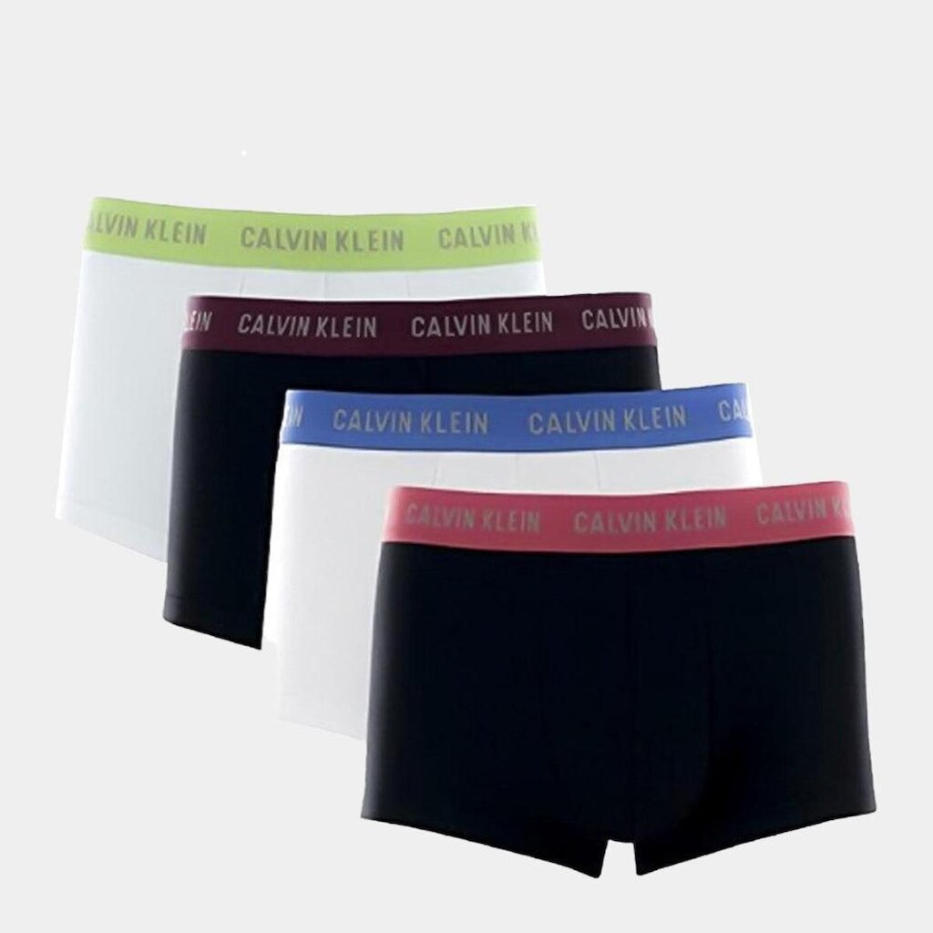 Kit 4 Cueca Calvin Klein Low Rise Trunk Cot