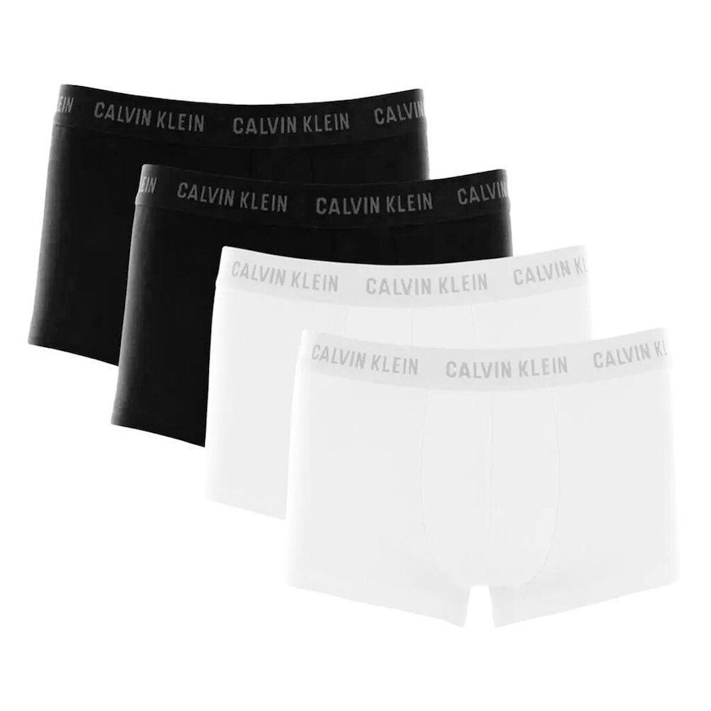 Kit 4 Cuecas Boxer Calvin Klein Low Rise Trunk Masculino