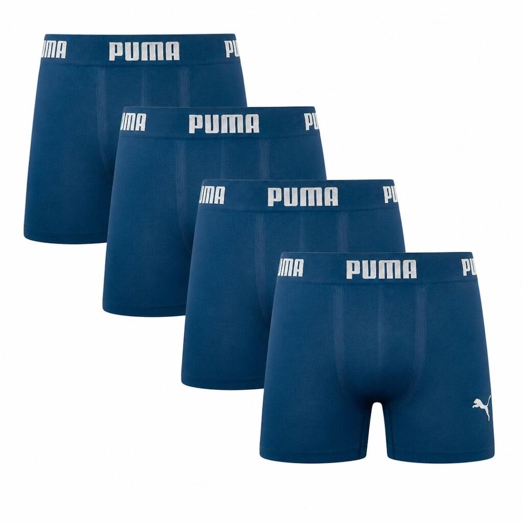 Kit 4 Cuecas Boxer Puma Masculina Cueca Box Sem Costura