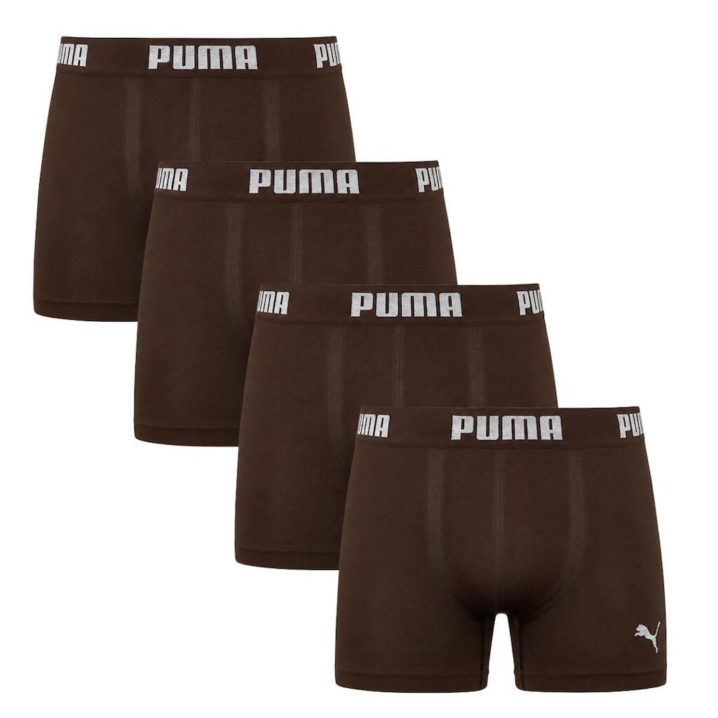 Kit 4 Cuecas Boxer Puma Masculina Cueca Box Sem Costura