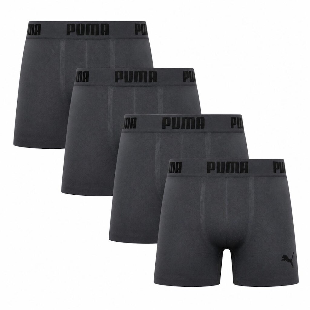 Kit 4 Cuecas Boxer Puma Masculina Cueca Box Sem Costura