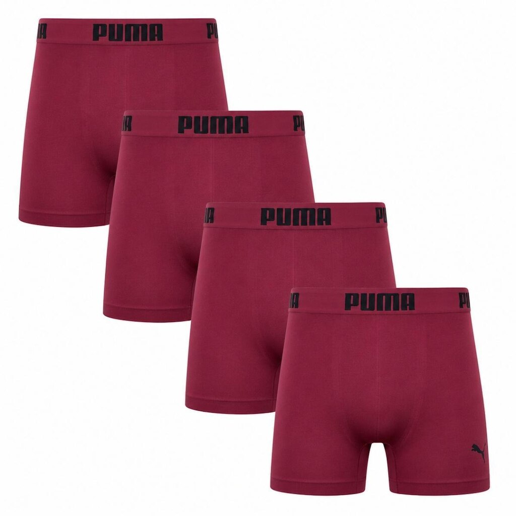 Kit 4 Cuecas Boxer Puma Masculina Cueca Box Sem Costura