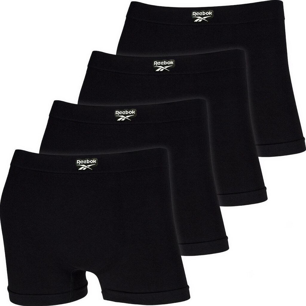 Kit 4 Cuecas Boxer Reebok Anatômica Algodão Premium Original