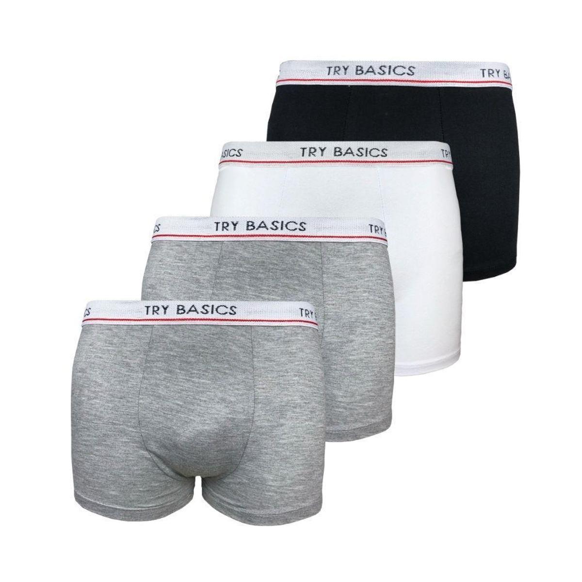 Kit 4 Cuecas Boxers Infantil Box Algodão Cotton Conforto Menor preço em Kit 4 Cuecas Boxers Infantil Box Algodão Cotton Conforto