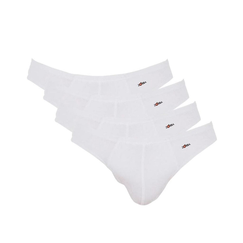 Kit 4 Cuecas Slip Light Zorba Algodão Original 772