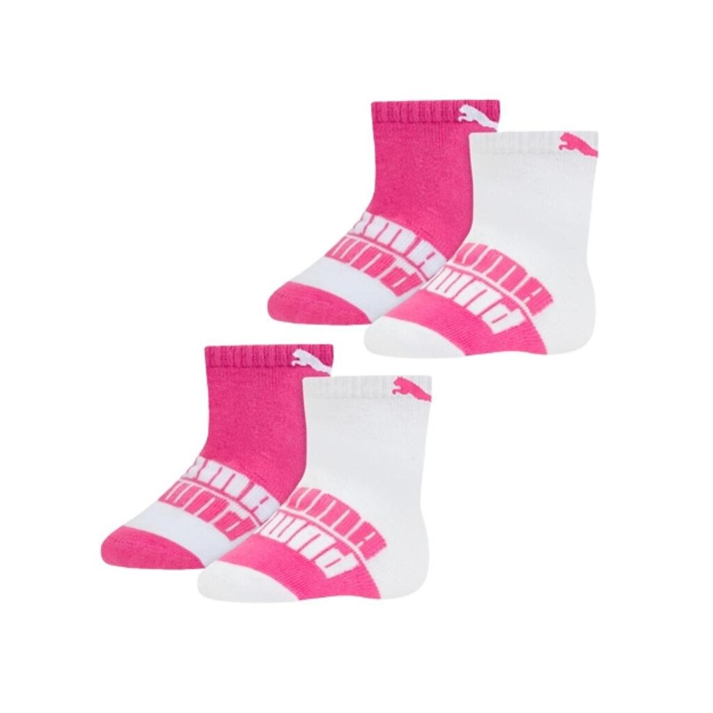 Kit 4 Meias Bebê Puma Menina Cano Baixo Algodão 1730
