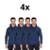 Kit 4 Moletons AL7 Store Blusa Canguru Masculino - Azul