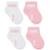 Kit 4 pares de meias Bebê Puma Menina Algodão Ref 1770 - Rosa