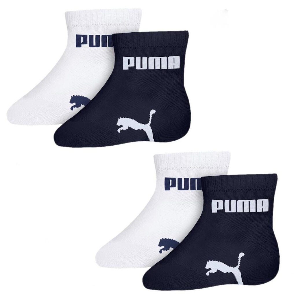 Kit 4 pares de meias Bebê Puma Menino Algodão Ref 1770
