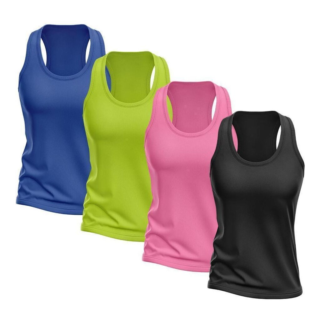 Kit 4 Regata Good Look Nadador Dry Proteção Solar UV Feminina