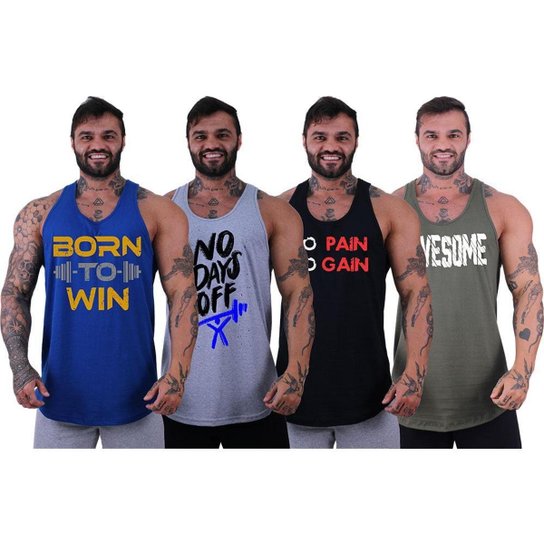 Kit 4 Regatas Longline Cavada Masculina MXD Conceito Sport Fitness Academia Musculação - Verde+Azul é ruim? Kit 4 Regatas Longline Cavada Masculina MXD Conceito Sport Fitness Academia Musculação - Verde+Azul é boa?