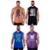 Kit 4 Regatas Longline Machão Com Touca Masculina MXD Conceito Academia Casual - Marrom Claro+Preto