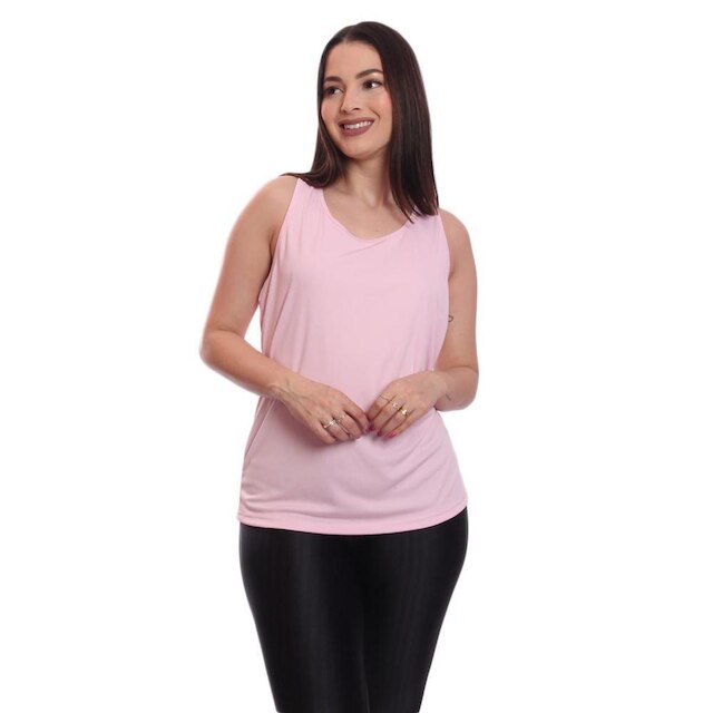Kit 4 Regatas Nadador Via Basic Dry Academia Feminina