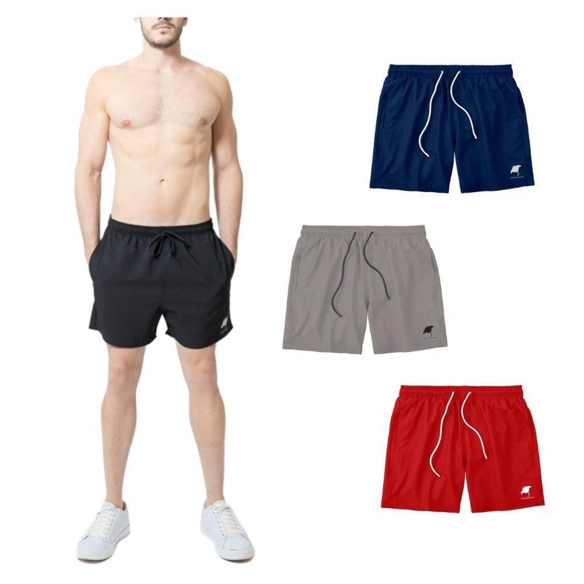 KIT 4 Shorts Arraia Maori Bermuda Praia Masculino Básico Mauricinho Tactel com Elastano Menor preço em KIT 4 Shorts Arraia Maori Bermuda Praia Masculino Básico Mauricinho Tactel com Elastano