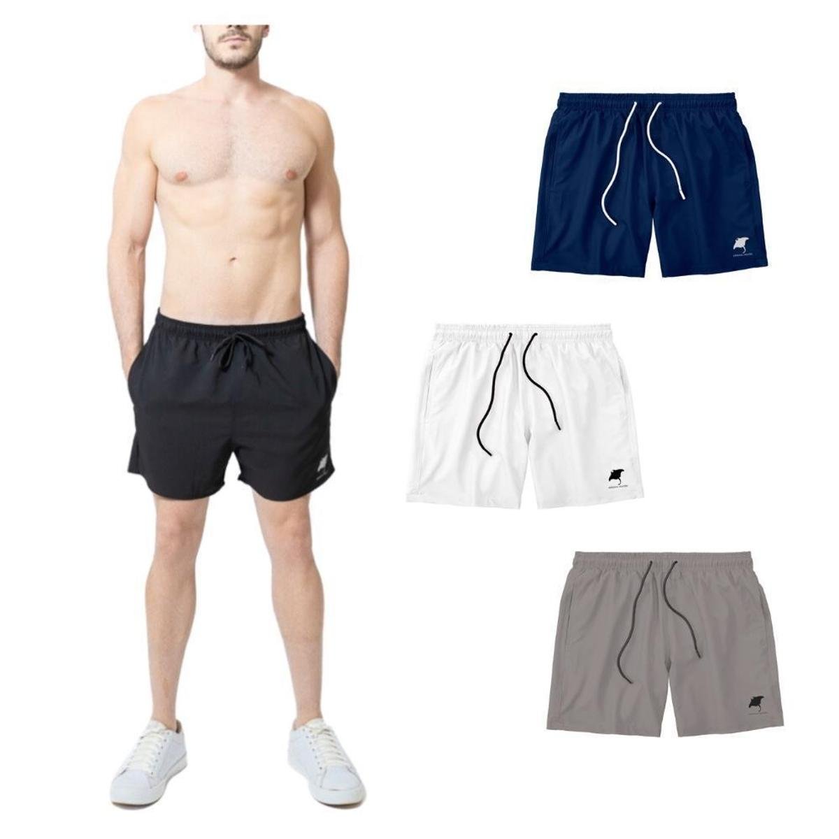 KIT 4 Shorts Arraia Maori Bermuda Praia Masculino Básico Mauricinho Tactel com Elastano Menor preço em KIT 4 Shorts Arraia Maori Bermuda Praia Masculino Básico Mauricinho Tactel com Elastano