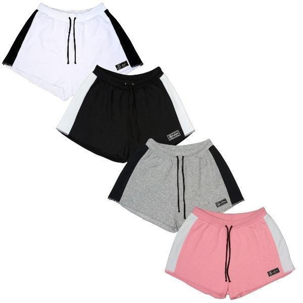 Kit 4 Shorts Calttony Moletom Feminino