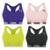 Kit 4 Tops Puma Nadador Sem Costura Feminino - Roxo+Rosa